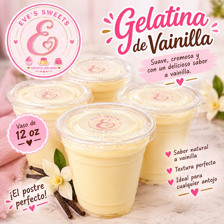 Gelatina de Vainilla